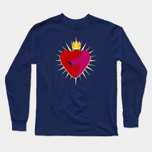 Burning Heart Long Sleeve T-Shirt